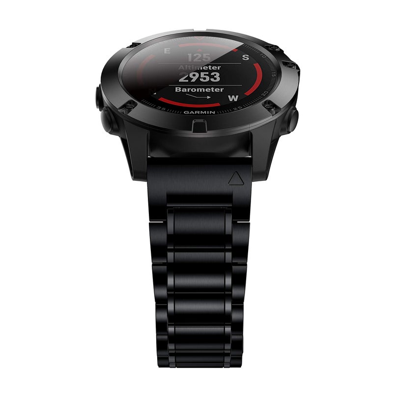 Baihui Band Compatible with Fenix 8 51mm/ Fenix 7X/ Fenix 6X Band, 26mm Titanium Metal Band Quick Fit Replacement Strap for Garmin Fenix 7X/ 6X Pro/ 5X/ 5X Plus/Enduro 3/tactix 7 Bands, Black - Image 2