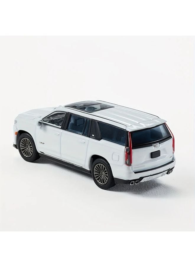 White Alloy Die Cast Cadillac Escalade 1 64 Scale Model Car Collection Toy Gift - Image 5