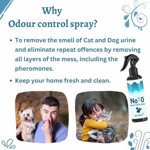 No-O Odour Control Spray 200 ml| Aquatic fragrance | Pet Area Freshener | Pet Odour Eliminator | Urine and Bad Smell Remover (200 ml, Spray) - Image 3