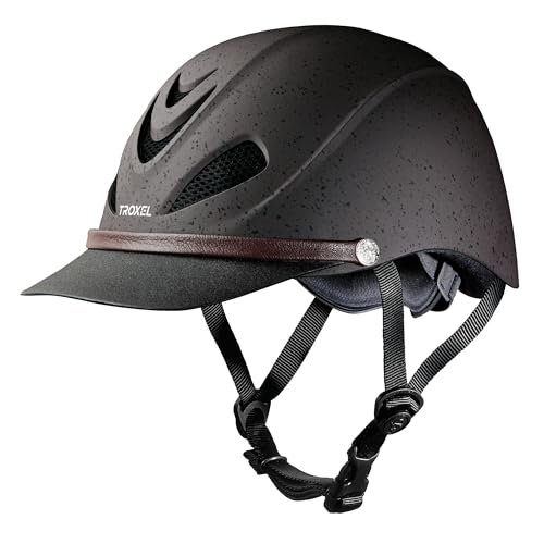 Troxel Dakota Trail Horse Riding Helmet, Low-Profile Light Adjustable Design, Safety Horseback Riding Gear, Large (7-1/4 - 7-3/8), Grizzly Brown - Image 1