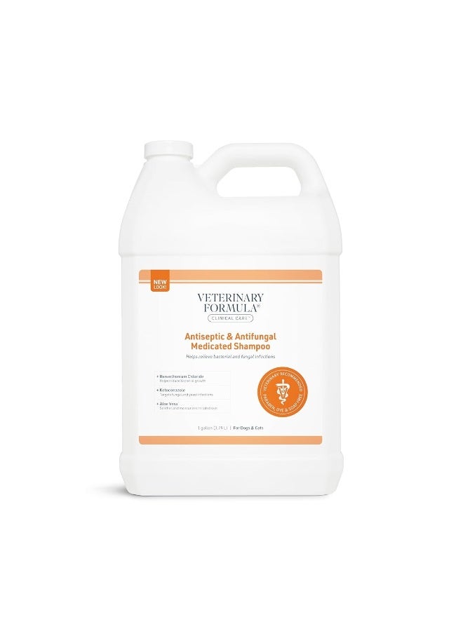 Veterinary Formula Clinical Care Antiseptic & Antifungal Medicated Shampoo 3.79L (1 gallon) [Volume - 3.79 L] - Image 1
