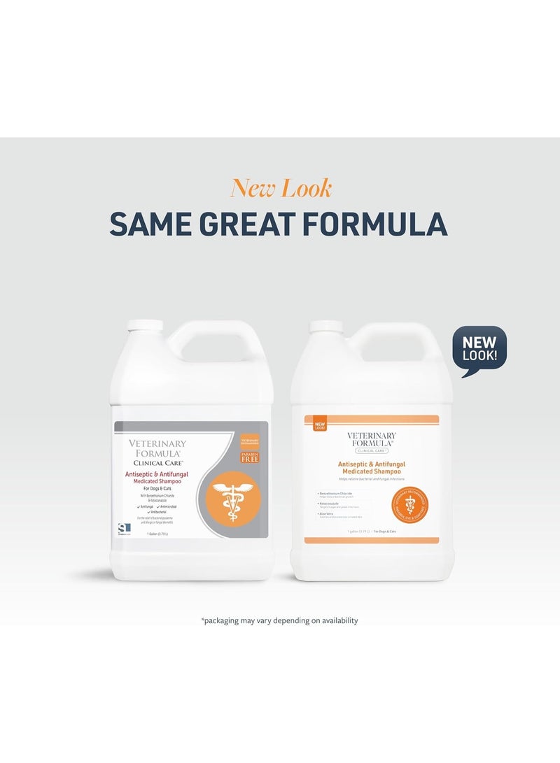Veterinary Formula Clinical Care Antiseptic & Antifungal Medicated Shampoo 3.79L (1 gallon) [Volume - 3.79 L] - Image 4