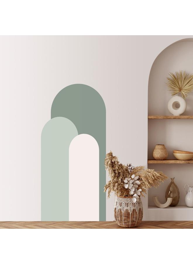 الأزرق جي دبليو Boho البحث عنصر الجمال الهندسي الفن ملصق الحائط غرفة المعيشة الخلفية الجدار الزخرفية JGA001-008 - Image 3