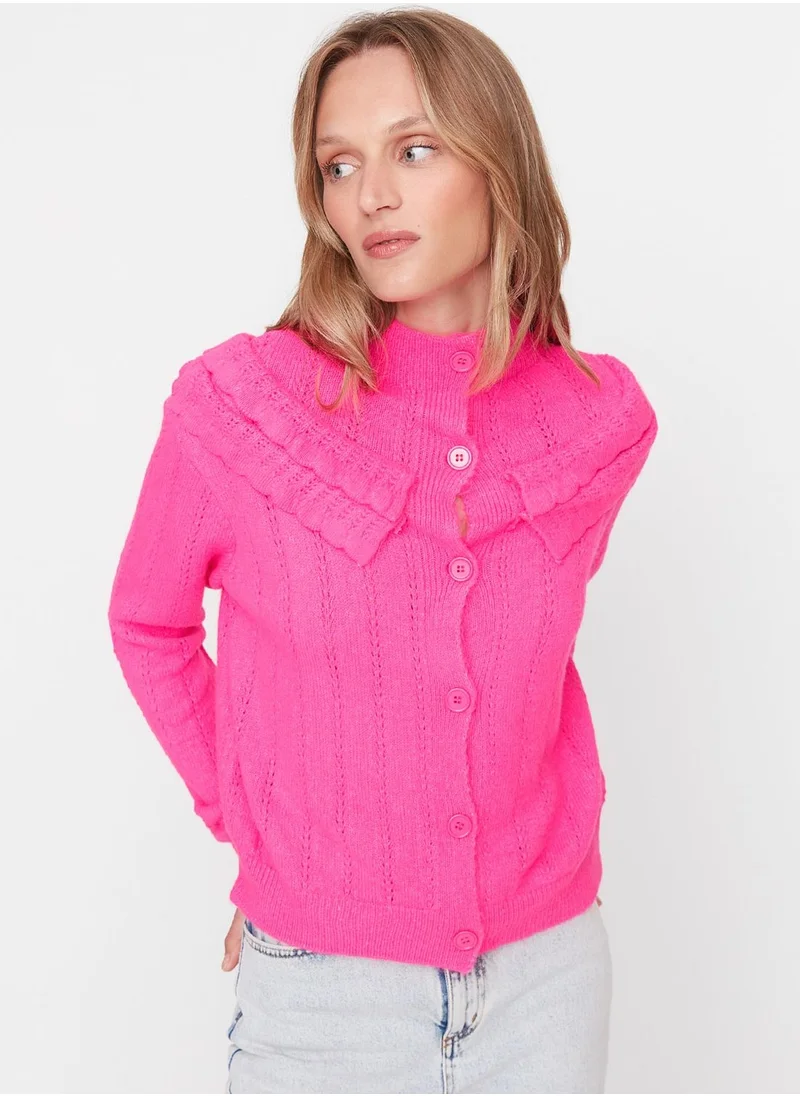 trendyol Button Detail Knitted Cardigan