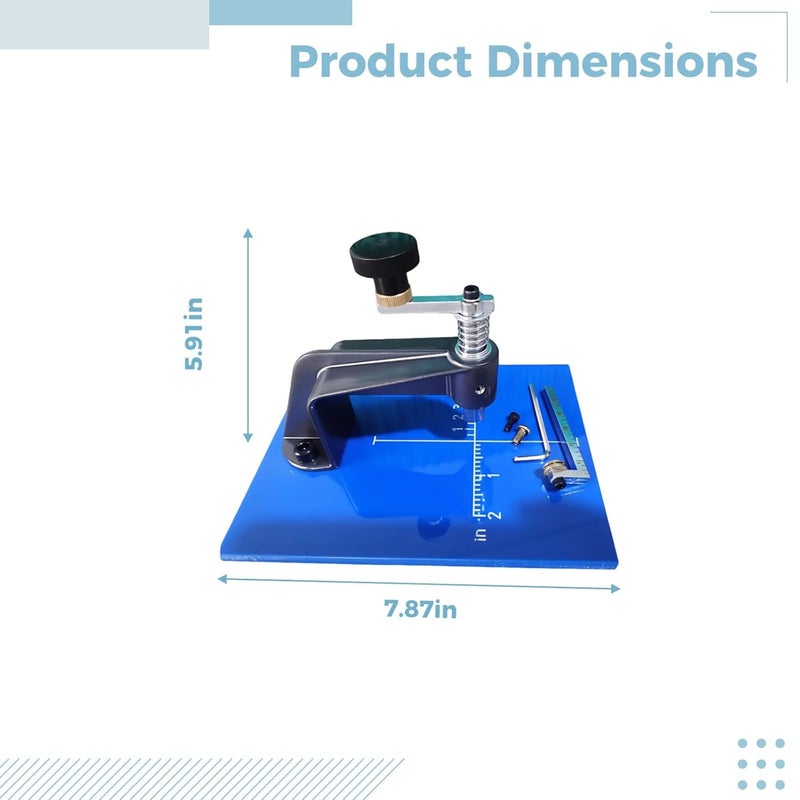 Glass Round Hole Cutter 360 Degree Adjustable Alloy Head With Ruler For Ceramic Tile Jewelry - Image 4