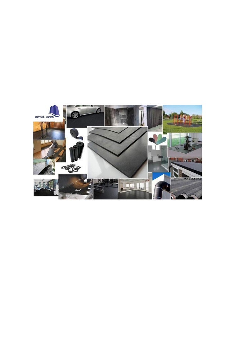 1 Meter Rubber Sheet All Purposes Solid Rubber Smooth Finish Perfect for Weather Stripping Gaskets Sealing And DIY Projects 5 MM - Image 2