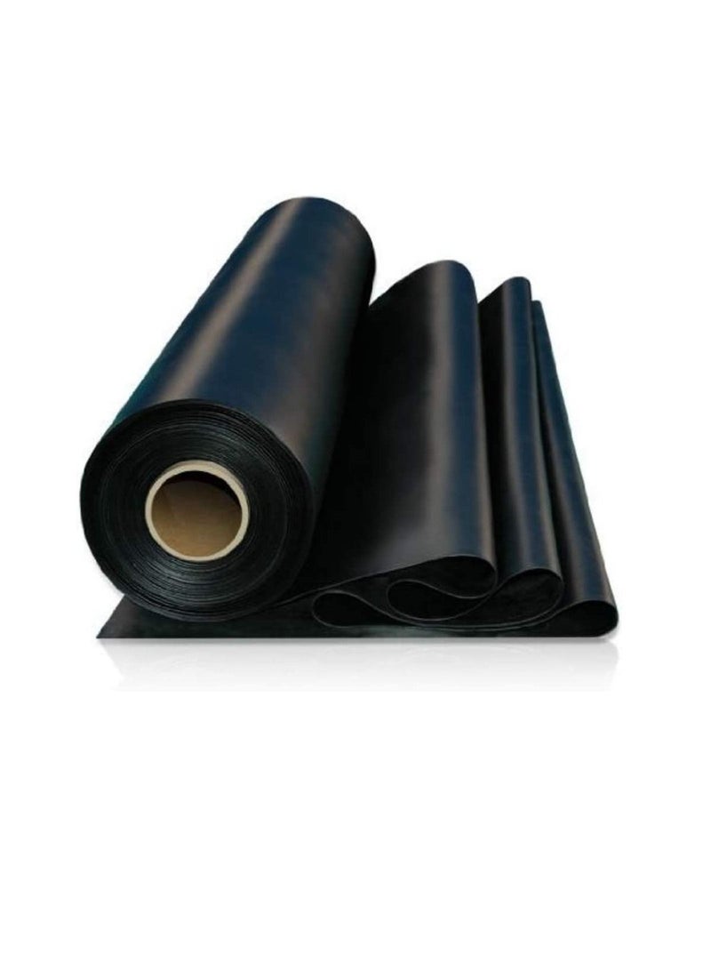 1 Meter Rubber Sheet All Purposes Solid Rubber Smooth Finish Perfect for Weather Stripping Gaskets Sealing And DIY Projects 5 MM - Image 1