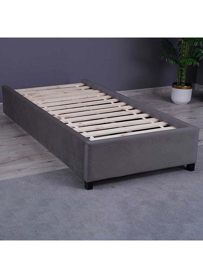 Pan Home جاليا قاعدة مخملية رمادية 90 × 200 سم  - Image 2