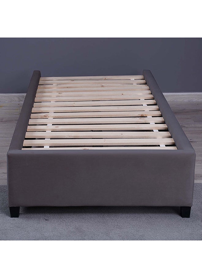 Pan Home جاليا قاعدة مخملية رمادية 90 × 200 سم  - Image 3