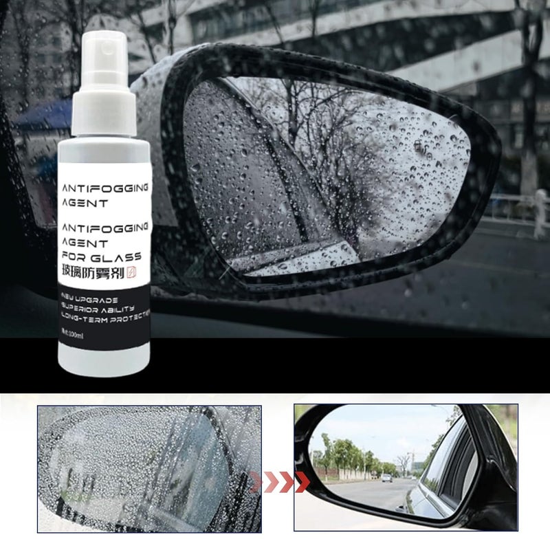 Anti Fog Agent 100ml Windshield Waterproof Cleaner Long Lasting for Car Truck SUV Window Mirrors Helmets Goggles - Image 3