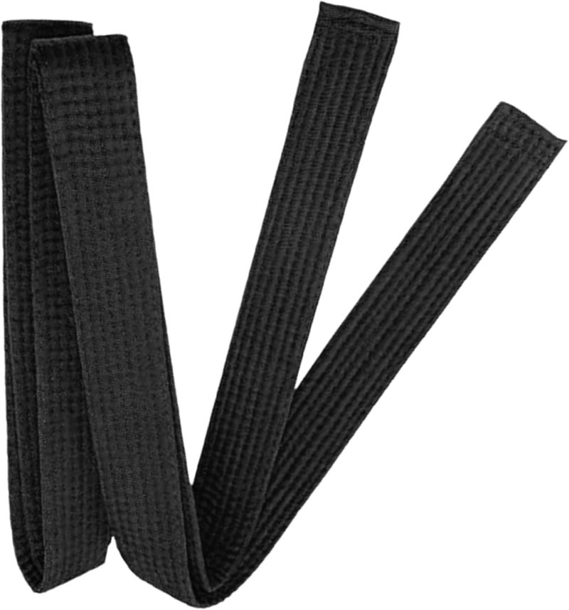 Hithop 8.6ft Long Soft Black Belt for Martial Arts Karate Taekwondo Judo - Image 1