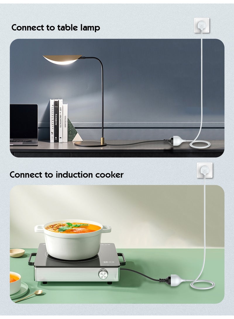 LDNIO 5M Extension Power Strip, Universal Socket for US/EU/UK Plugs, 2500W Single Outlet Long Cable - Image 4