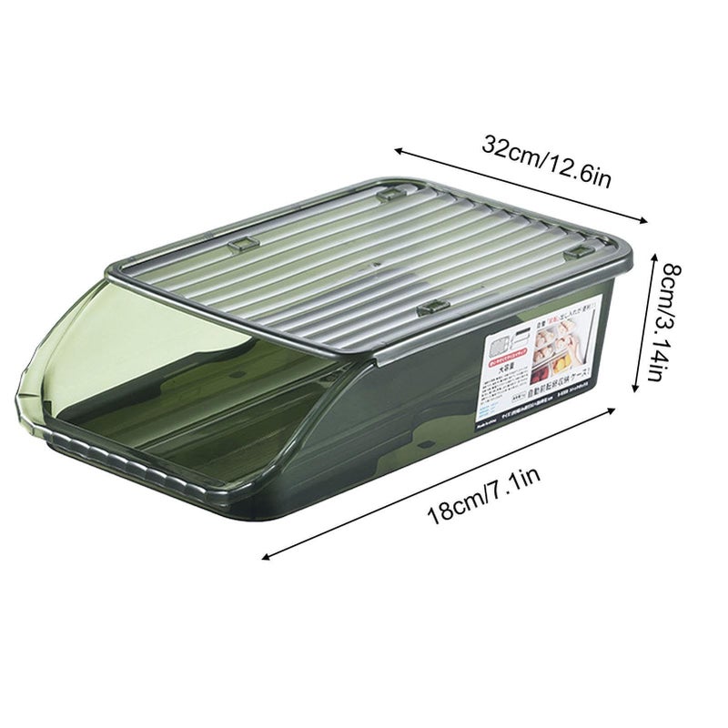 Automatic Scrolling Egg Tray Durable Refrigerator Holder Stackable Egg Container 2030 - Image 5