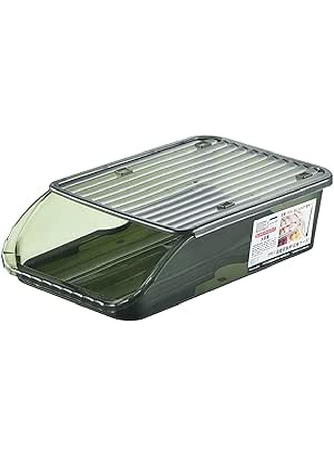 Automatic Scrolling Egg Tray Durable Refrigerator Holder Stackable Egg Container 2030 - Image 1