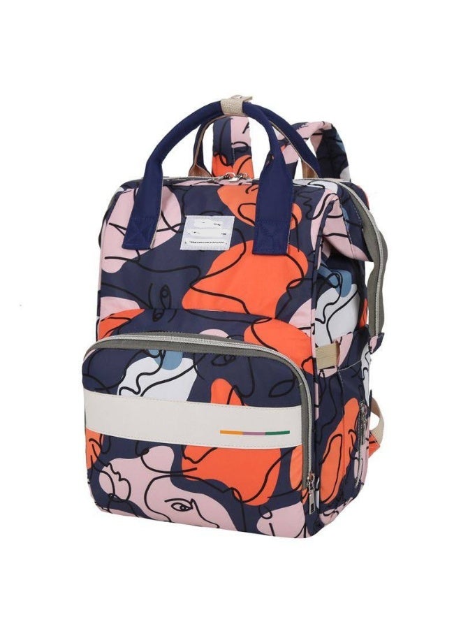 Mummy Diaper Bag with a Large Slim Print