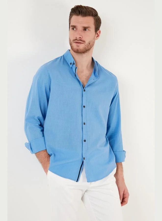 Buratti Cotton Regular Fit Button-down Collar Shirt Men's SHIRT CF20S111871