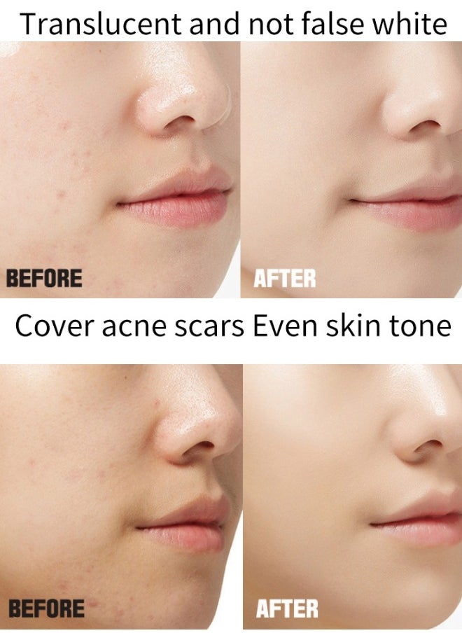 Kormesic Air cushion BB cream natural color cream natural concealer invisible pores dry skin savior moisturizing bare makeup waterproof and sweat-proof lock makeup to create a natural light feeling  - Image 5