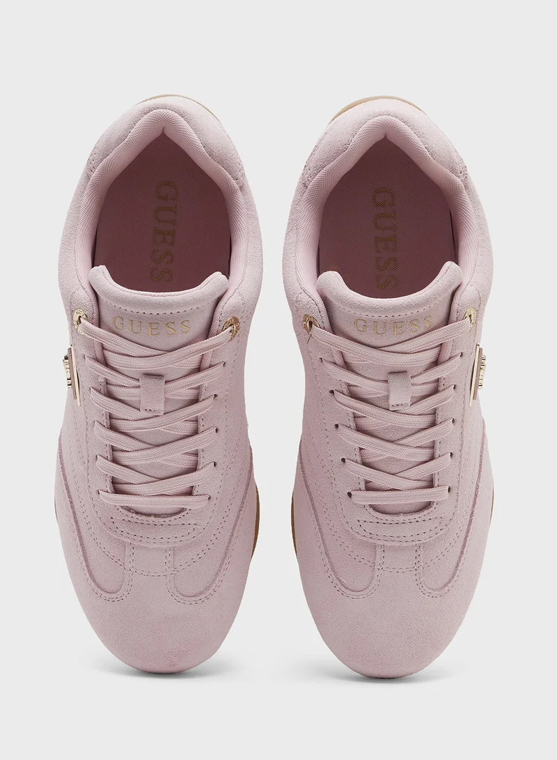 GUESS Lace Up Low Top Sneakers