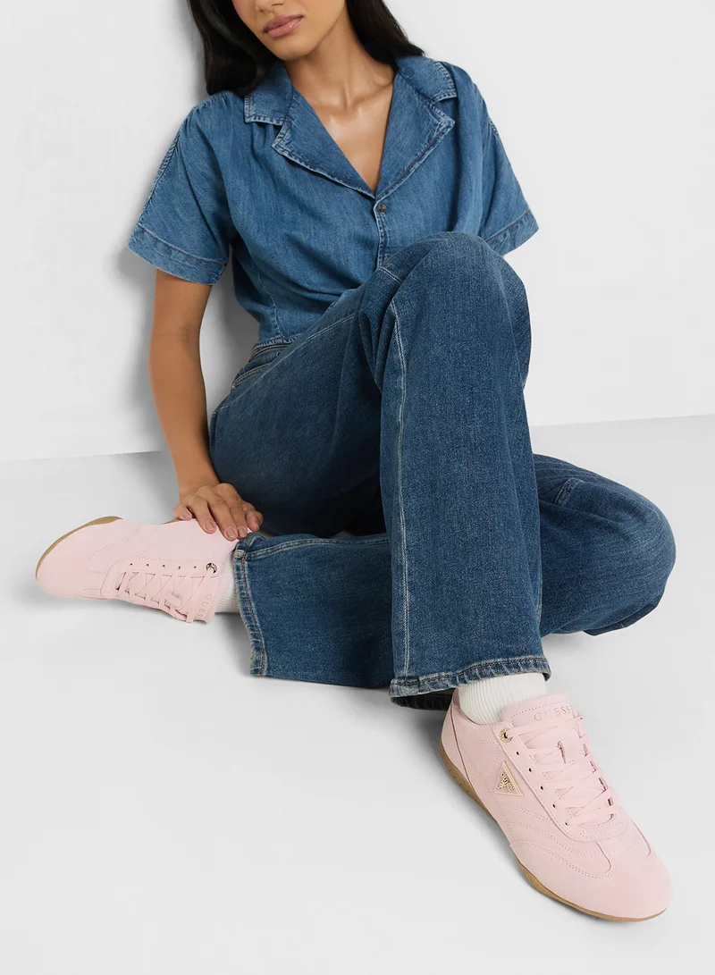 GUESS Lace Up Low Top Sneakers