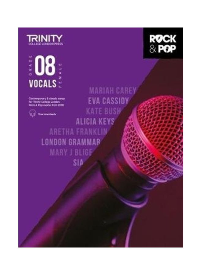 Rock And Pop Female Vocals: Grade 8