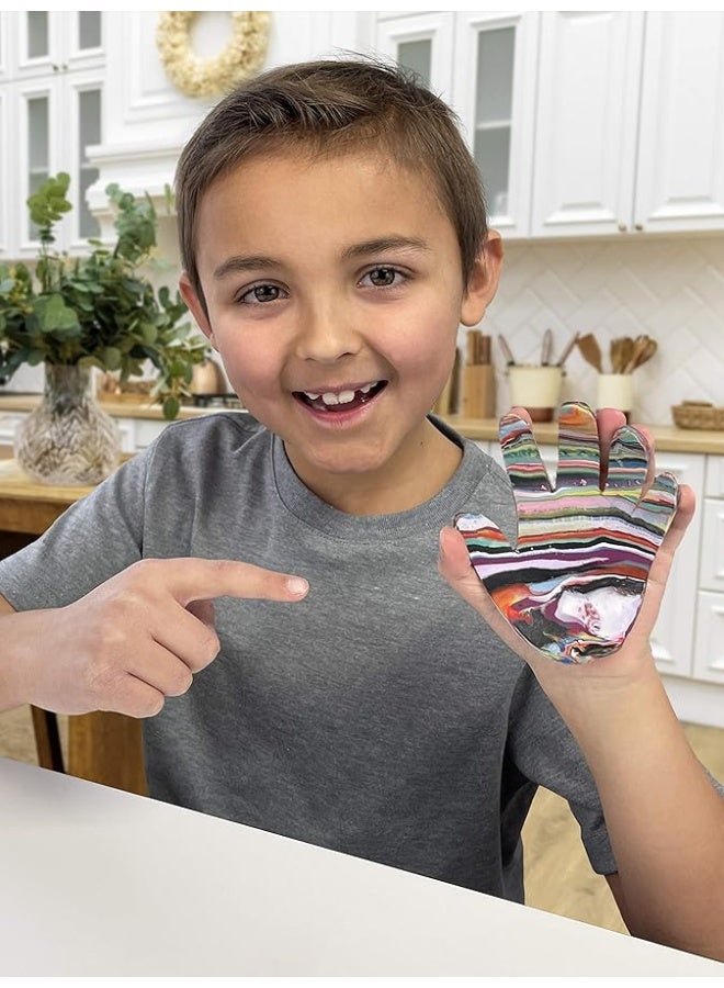 Hapinest Make Your Own Clay Handprint Bowls Craft Kit for Kids Boys and Girls Ages 6 Years and Up - Image 2