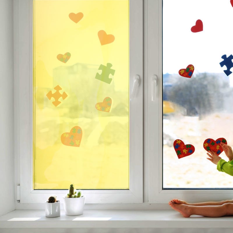 Transparent Decorative Window Film: Removable PET Cover - Glass Decoration Tint Film For Anti-Glare Heat Blocking Home Kitchen Office - Image 5