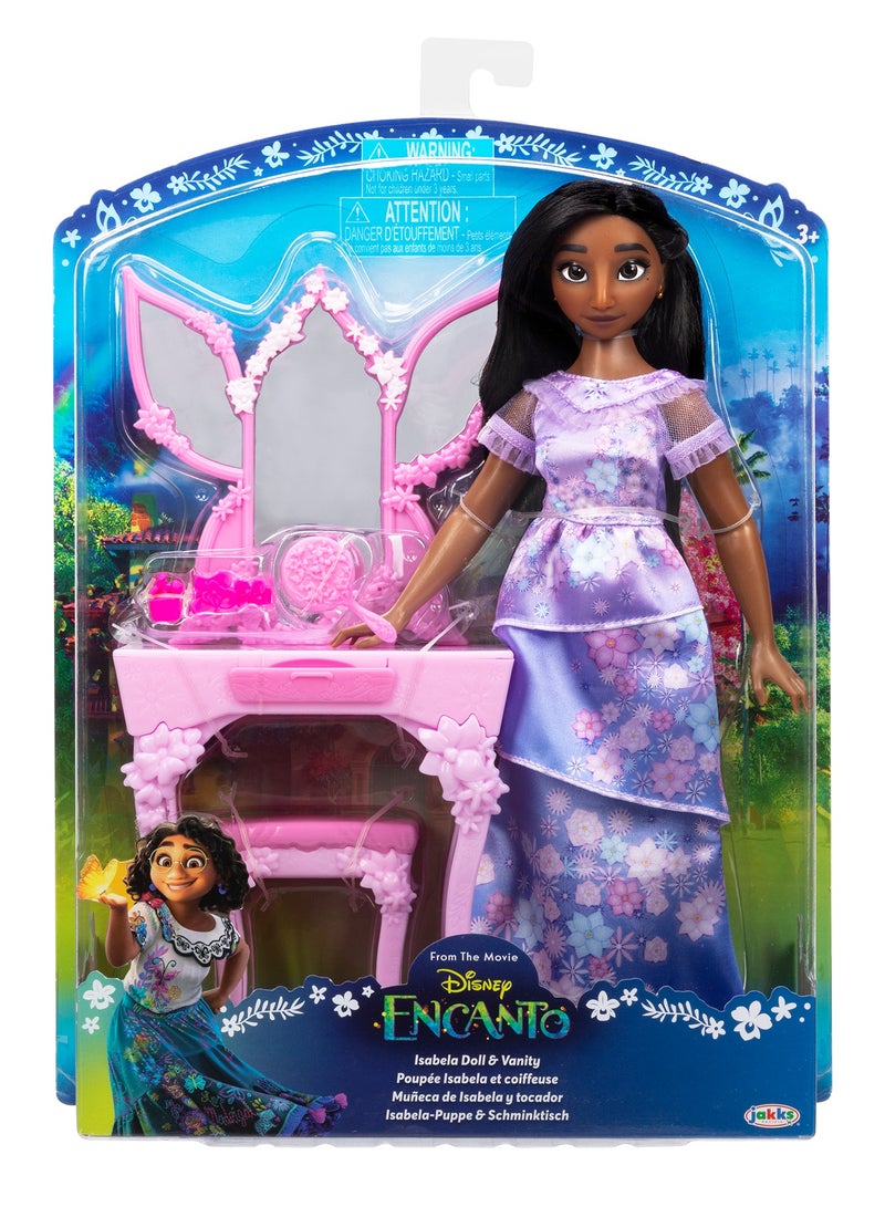 Disney دمية إيزابيلا من إنكانتو ومرآة 12 بوصة | دمية أزياء | عائلة مادريغال | دمية قابلة للجمع | هدية للأطفال والمراهقين - Image 1