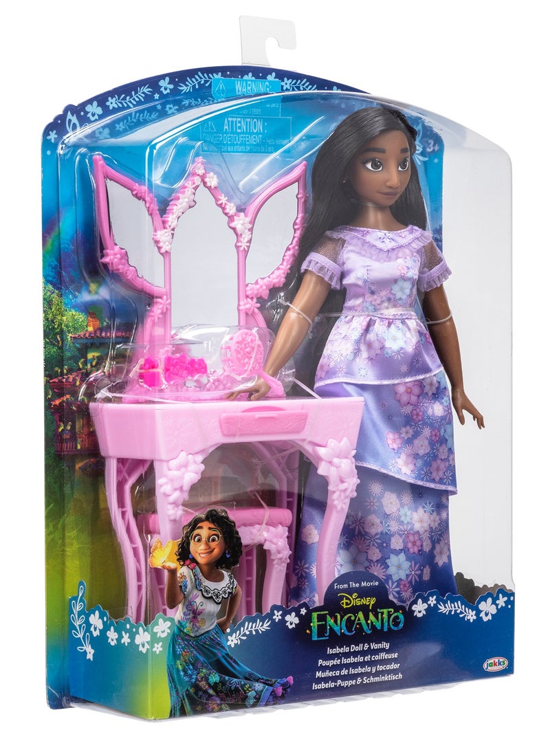 Disney دمية إيزابيلا من إنكانتو ومرآة 12 بوصة | دمية أزياء | عائلة مادريغال | دمية قابلة للجمع | هدية للأطفال والمراهقين - Image 3