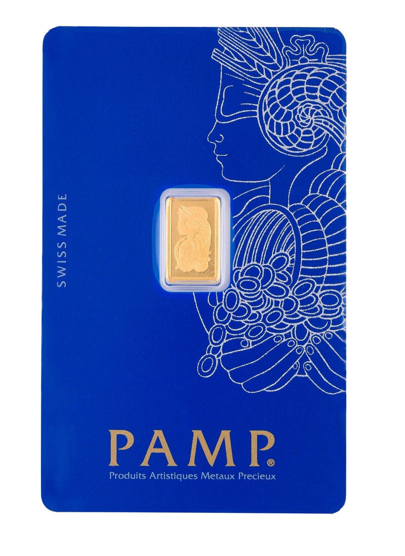 BAFLEH JEWELLERY - Crafted to Captivate: Introducing the Exquisite Gold PAMP Bar  in 24kt Gold - Image 1