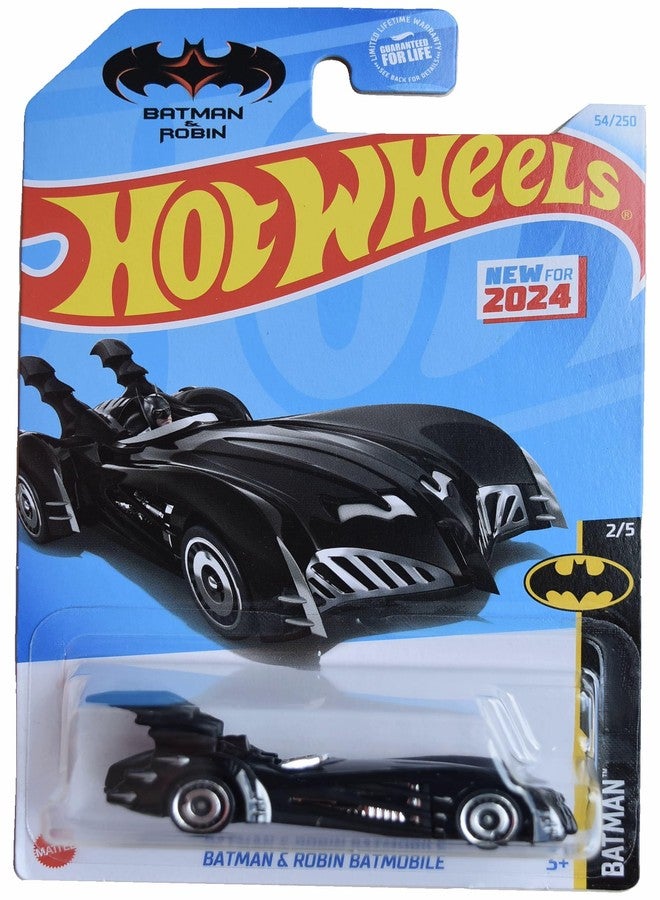 MATCHBOX ماتش بوكس هوت ويلز باتمان وروبن، باتمان 2/5 [أسود] 54/250 - Image 1