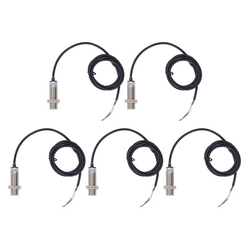 5Pcs Inductive Proximity Switch 150Hz 2 Wire Normally Open IP65 Proximity Sensor AC DC0‑250V - Image 1