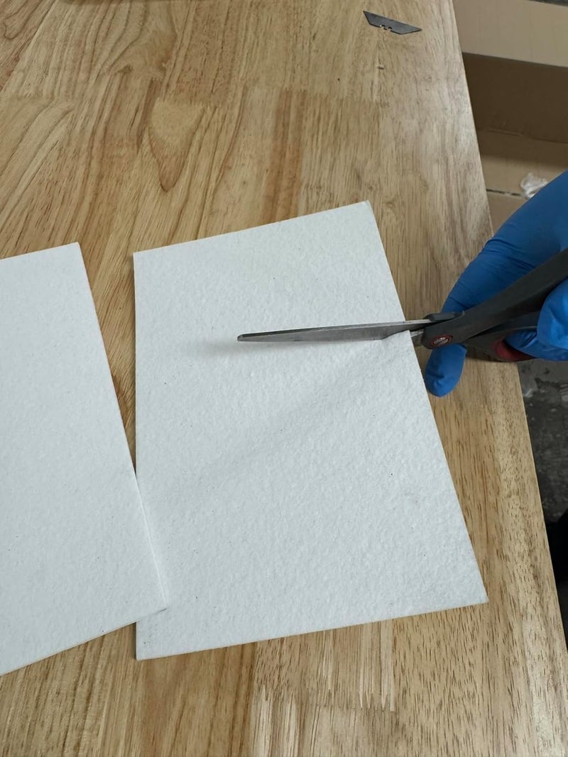 CeraTex 3170 Ceramic Fiber Paper 1/8" Thick, Size 11" x 12" 10 Sheets, High Temperature Insulation Gasket or Liner Paper for Kiln Stove Furnace Glass Fusing - Image 4
