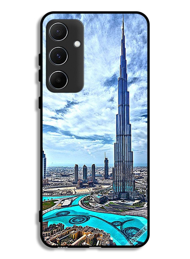 Covernex Samsung Galaxy A55 5G Protective Case Cover Burj Khalifa Tower Touching Clouds - Image 1