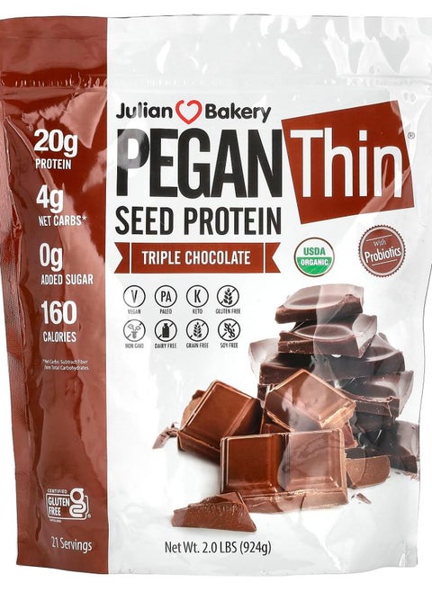 Pegan Thin Seed Protein Triple Chocolate 2 lbs (924 g)