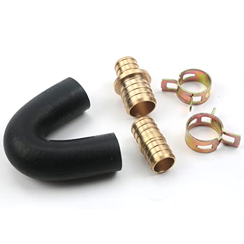 Jetuplusllc مجموعة إصلاح تجاوز قلب السخان - تركيبات نحاسية - 5/8" × 3/4" خرطوم مركب - Image 3