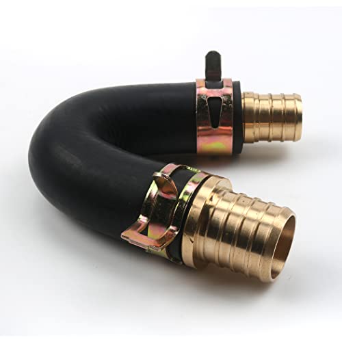 Jetuplusllc مجموعة إصلاح تجاوز قلب السخان - تركيبات نحاسية - 5/8" × 3/4" خرطوم مركب - Image 4