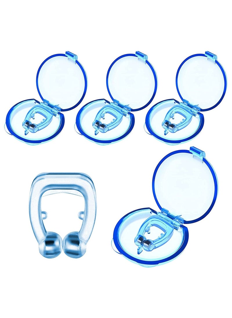 SYOSI - Snore Stopper Clipple Anti Snoring Device Silicone Nose Clip Magnetic Nasal Dilator Provide The Effective Solution to Stop 5PCS - Image 1