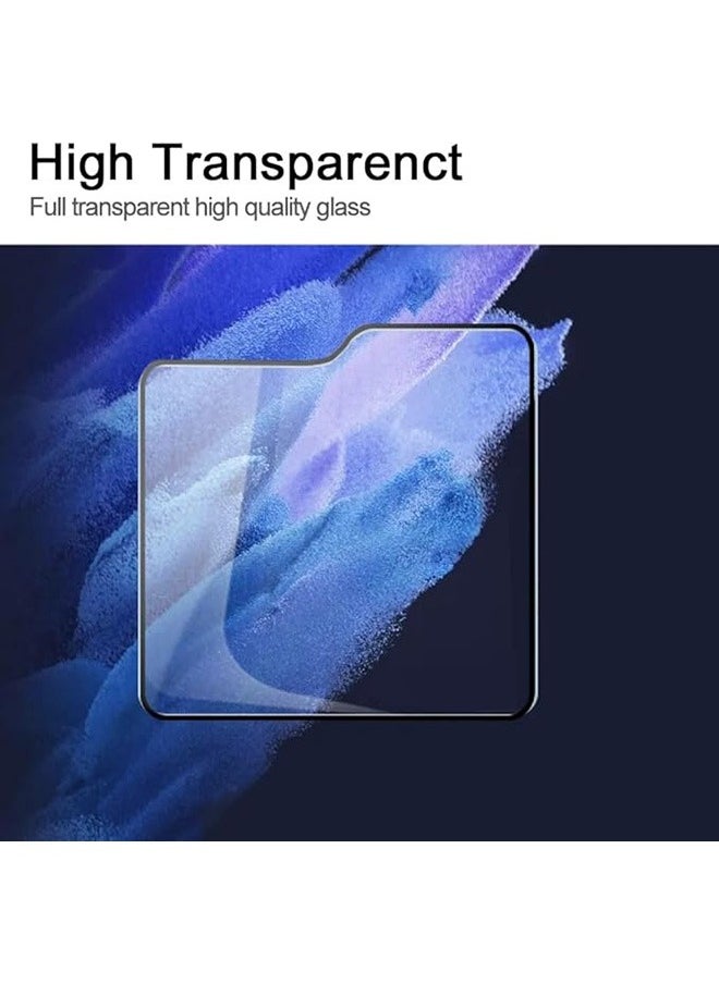 Generic - Screen Protector for Samsung Galaxy Z Flip 6 Front Tempered Glass Full Coverage Screen Guard 9H Hardness Anti Fingerprint Scratch Resistance for Samsung Galaxy Z Flip 6 - Image 1