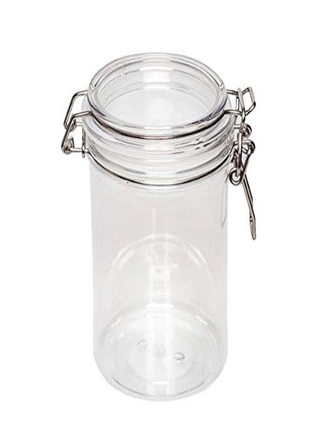 FixtureDisplays® Wire Clasp PET Jar 750 ml Spice Jar Seal Paint Oil Storage Jar Container Lock 18615-750ML-NPF - Image 1