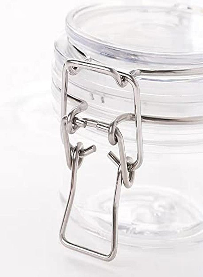 FixtureDisplays® Wire Clasp PET Jar 750 ml Spice Jar Seal Paint Oil Storage Jar Container Lock 18615-750ML-NPF - Image 4