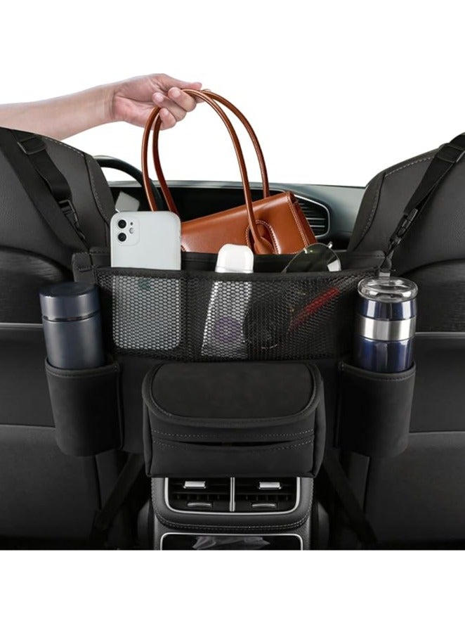 Arabest Car Handbag Holder,Purse Holder and Handbag Holder Between Car Seats,Universal Car Interior Accessories,Large Capacity Car Purse Holder Automotive Consoles & Organizers - Image 2