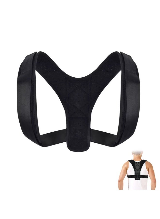 XUN Adjustable Shoulder Support Brace, Posture Corrector, Neck Pain Relief - One Size - For Men And Women - Image 4