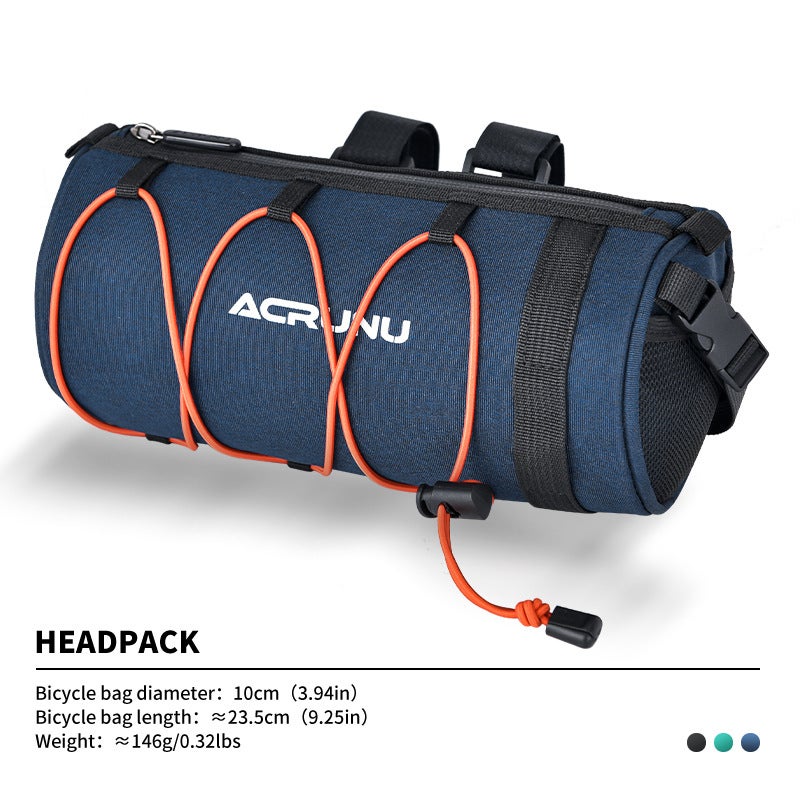 Generic ACRUNU Bike Saddle Bag Waterproof Top Tube Cycling Pouch Navy blue 