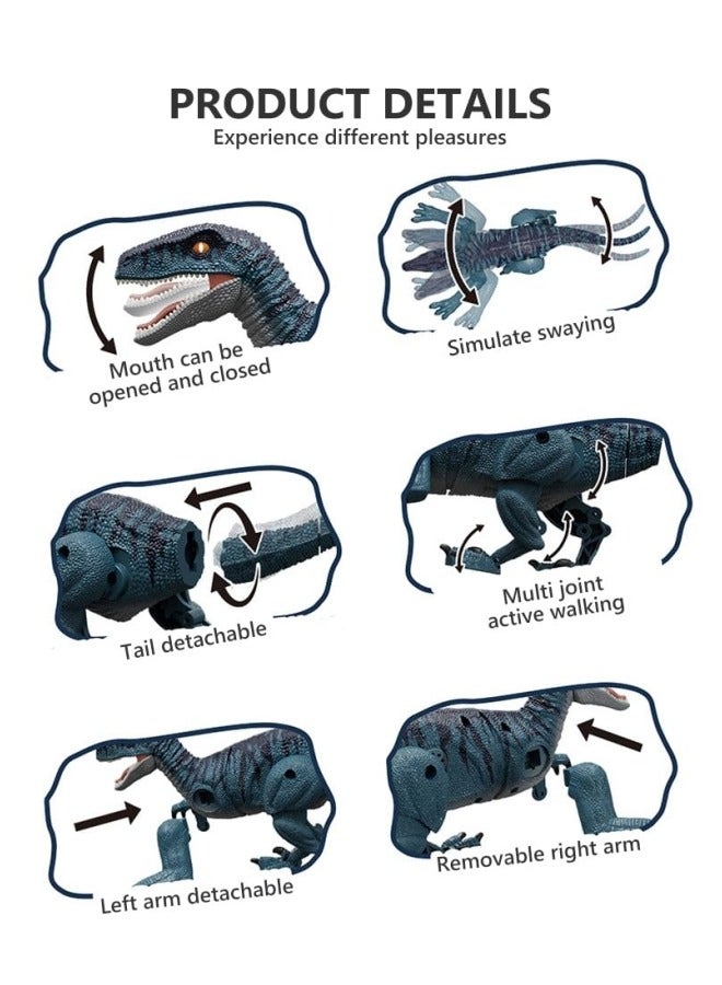 Remote Control Dinosaur with Lights, Walking, Roaring, Twist, Dinausore Remote Control Toy, Dinosaur for Children Boys Girls 3 4 5 6 7 8 9 Years Old  - Image 3