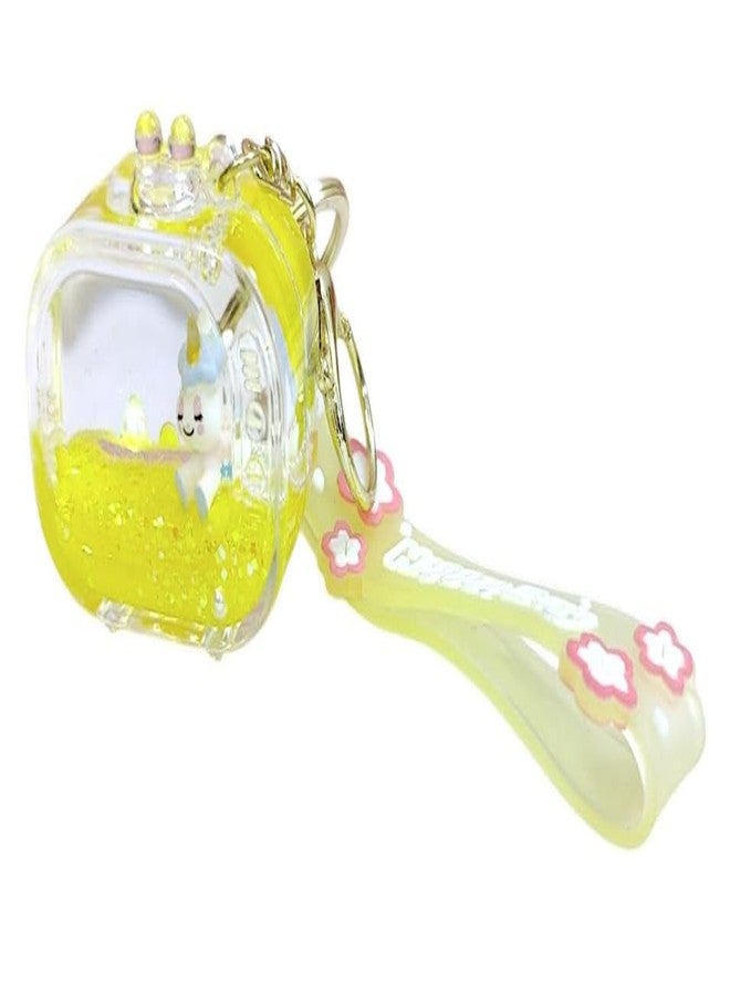 Generic AMANVANI Unicorn Water Glitter Key ring For Girls/Unicorn Key chain For Kids/Stylish Key ring For Girls Boys Car, Office, Home, Door Return Gifts (1 Piece) | Alloy steel - Image 4