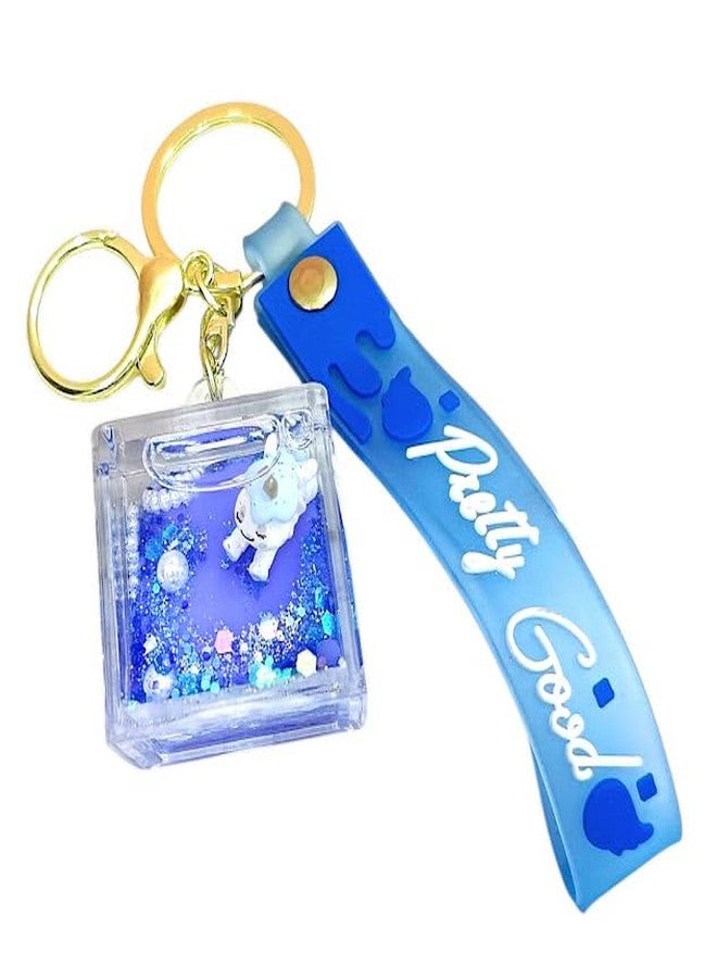 Generic AMANVANI Unicorn Water Glitter Key ring For Girls/Unicorn Key chain For Kids/Stylish Key ring For Girls Boys Car, Office, Home, Door Return Gifts (1 Piece) | Alloy steel - Image 2
