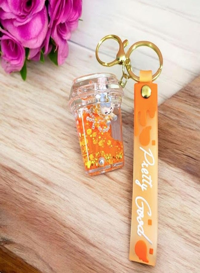 Generic AMANVANI Unicorn Water Glitter Key ring For Girls/Unicorn Key chain For Kids/Stylish Key ring For Girls Boys Car, Office, Home, Door Return Gifts (1 Piece) | Alloy steel - Image 3