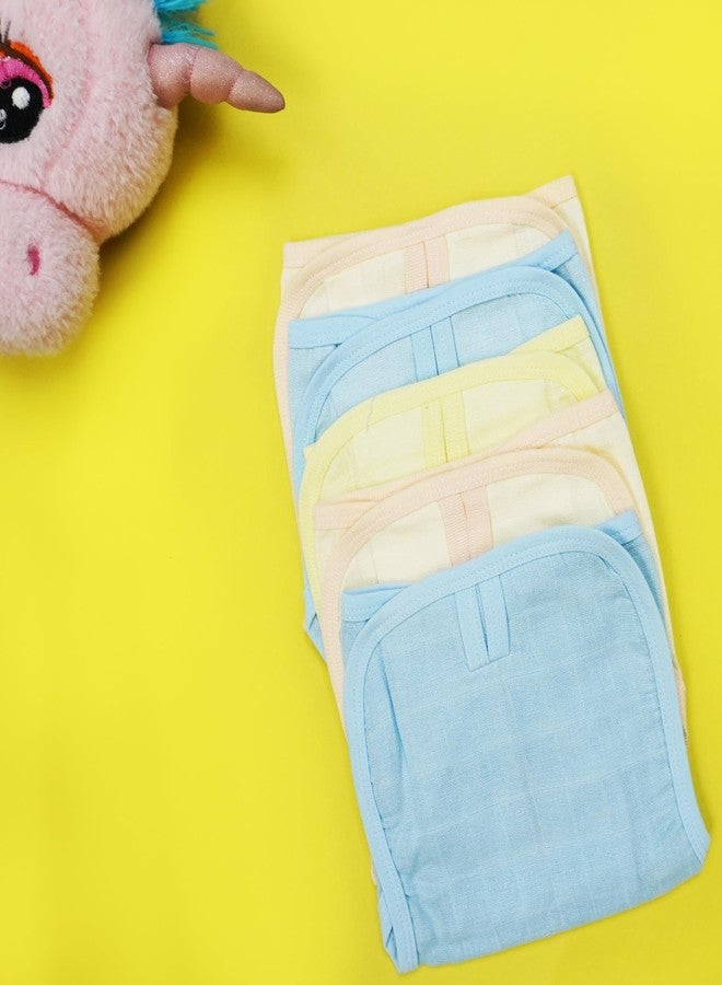 aRIC MomsPet Langots for New Born 0-6 Months | Newborn Baby Cloth Nappy| Newborn Baby Cloth Diapers | Baby Nappies 0-6 months | Washable and Reusable Nappies | Set of 5 (0-3 months) - Image 1