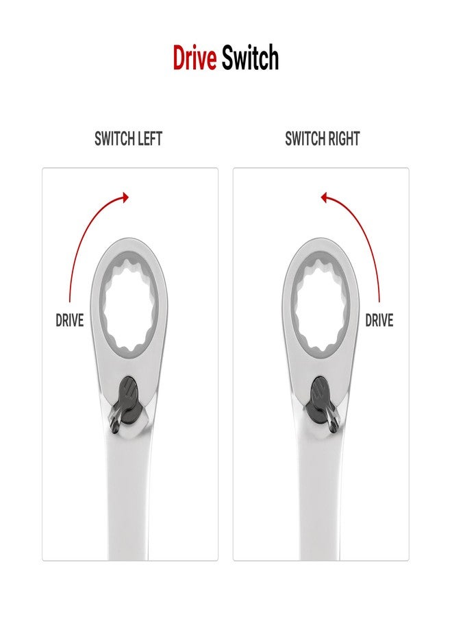 TEKTON 10 mm Reversible 12-Point Ratcheting Combination Wrench | WRC23410 - Image 4
