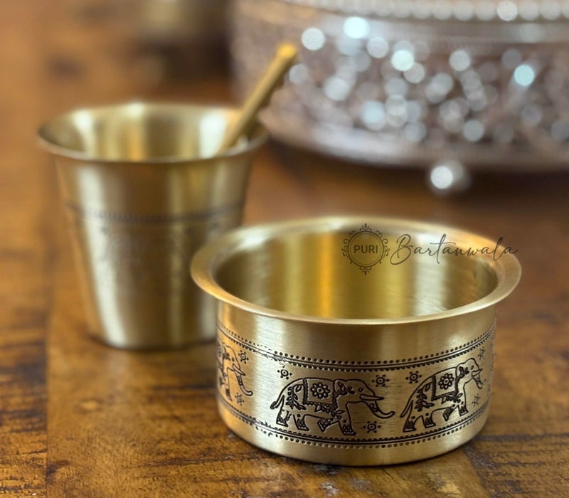 PURI BARTANWALA بوري بارتانوالا - ماراثون الفيل - مجموعة دابارا من النحاس/البيتال - 100 مل - Image 3